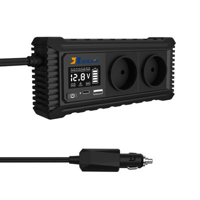 200W 12V DC به AC 110V 220V اینورتر قدرت ماشین با موج سینوس خالص با قدرت 92٪ در دسترس و فرکانس خروجی 50 هرتز