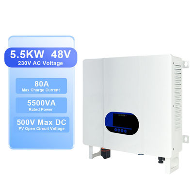 5000W 48V DC به AC 110V 220V Off Grid Inverter هیبریدی با حفاظت از بیش از حد و محدوده دمای ذخیره سازی