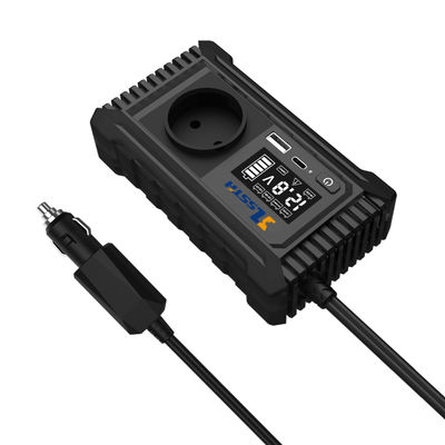 قیمت خوب SZSSTH Inversor EU USA Universal Socket GaN PD Fast Charger Car Power Inverter 12V 220V 2 AC Outlets USB 150W Car Inverter آنلاین