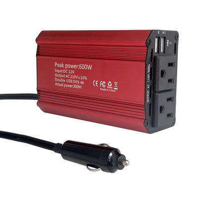 قیمت خوب Universal Socket DC 12V 24V To AC 220V Modified Sine Wave Mini Power Inverter 300W 300Watts Converter Adapter Portable Car Inverter With Charger آنلاین