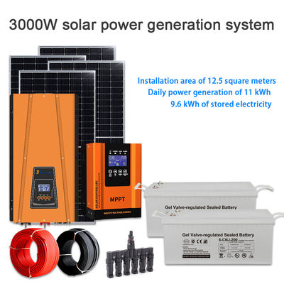 قیمت خوب OEM و ODM کیت سیستم خورشیدی 3KW با ذخیره سازی باتری و پانل های تک کریستال برای مشارکت B2B آنلاین