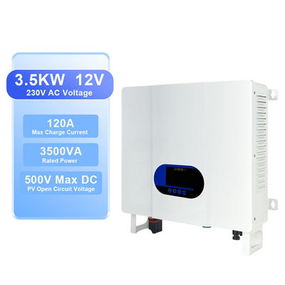 3.5kw خانه خارج از شبکه اینورتر خورشیدی 24v 3000w تک فاز 3kw 3kva با کنترل Mppt