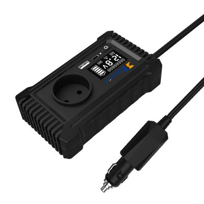 قیمت خوب 12V 220V Mini Dc To Ac GaN PD Fast Charger Converter USA UK EU Socket 150W Pure Sine Wave Electric Car Power Inverter Dual Sockets آنلاین