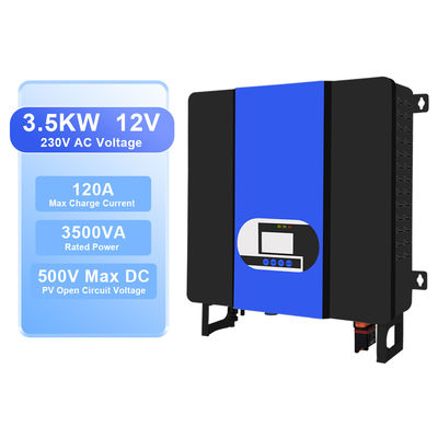 قیمت خوب هیبریدی 3.5 KVA MPPT اینورتر خورشیدی 24 ولت 220 ولت امواج سینوس خالص 3.5 کلووایت آنلاین