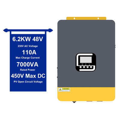 قیمت خوب 6200W 48VDC خانه اینورتر خورشیدی با خالص موج سینوس خروجی محافظت از بیش از حد آنلاین