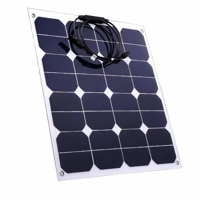 پانل خورشیدی انعطاف پذیر 50 وات ETFE برای سیستم انرژی خورشیدی ضد آب 12 ولت