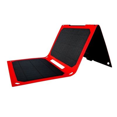 قیمت خوب پنل خورشیدی کوچک 18 وات قابل حمل پنل خورشیدی ضد آب شارژر دوگانه USB برای فعالیت های بیرونی آنلاین