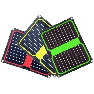 10.6W پانل خورشیدی سیلیکون تک کریستالی برای شارژ تلفن همراه اضطراری در فضای باز