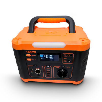 1kW ایستگاه برق قابل حمل منبع برق خورشیدی قابل حمل 799.2wh شارژ بی سیم