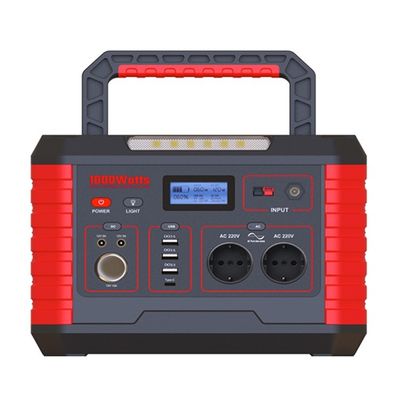 OEM 1000 وات ایستگاه برق قابل حمل نوع C خروجی QC3.0 18W برای شارژ سریع