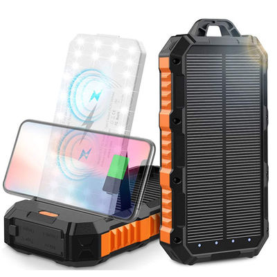 بانک برق خورشیدی 30000mAh با پانل خورشیدی