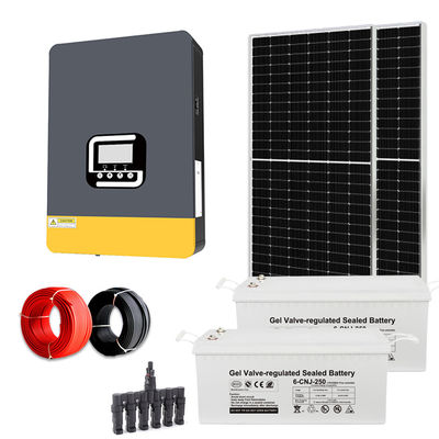 5KW سیستم های انرژی خورشیدی هیبریدی خانه 5000w کیت پنل خورشیدی