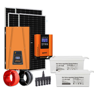 قیمت خوب باتری GEL 5kW کیت های انرژی خورشیدی کامل غیر شبکه CE Rhos Fcc گواهینامه آنلاین