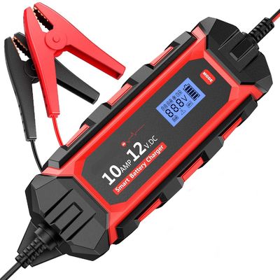 قیمت خوب IP65 12V 10A شارژر باتری قابل حمل خودرو با طول کابل 1M و شروع پرش آنلاین