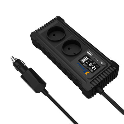 اینورتر برق اتومبیل 200 وات قابل حمل با نوع C USB