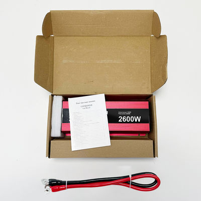 28.9CM*11.1CM*5.88CM 2600W اوج 12V 24V 48V 60V DC به AC Off Grid Power Inverter برای عملکرد طولانی مدت شبکه SDK