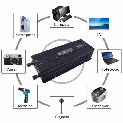 بازطراحی نرم‌افزاری اینورتر 1200 واتی موج سینوسی خالص 12V/24V/48V برای خورشیدی/خانگی/خودرو