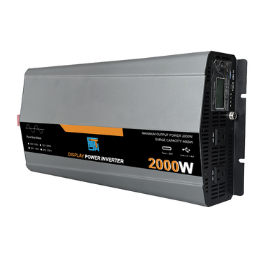 قیمت خوب 2000W 12V/24V تا 110V/120V انرژی موج سینوس خالص اینورتر خورشیدی آنلاین