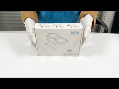 اینورتر برق خودرو DC 12v تا 110v Ac دو USB 3.1A GaN PD شارژر سریع