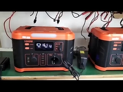 MPPT 1000 وات برق 888wh برق پشتیبان قابل حمل با چراغ LED