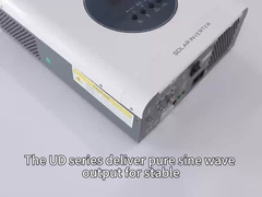 3Kw 24V 110V 220V DC به AC Wifi Ups موج سینوس خالص هیبرید اینورتر خورشیدی